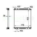 Truck Radiator for Freightliner C120