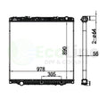 Truck Radiator for Freightliner Cascadia 17-22