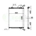 Truck Radiator for Kenworth T-380 MT 2022-2024