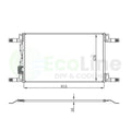 Truck A/C Condenser for Freightliner Century Class CST112