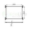 Truck A/C Condenser for Kenworth T2000 (1997-2007 ) / Kenworth T800 (2002)