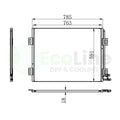 Truck A/C Condenser for Mack