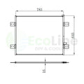 Truck A/C Condenser for International 7000 / 8000 / 9000 Series